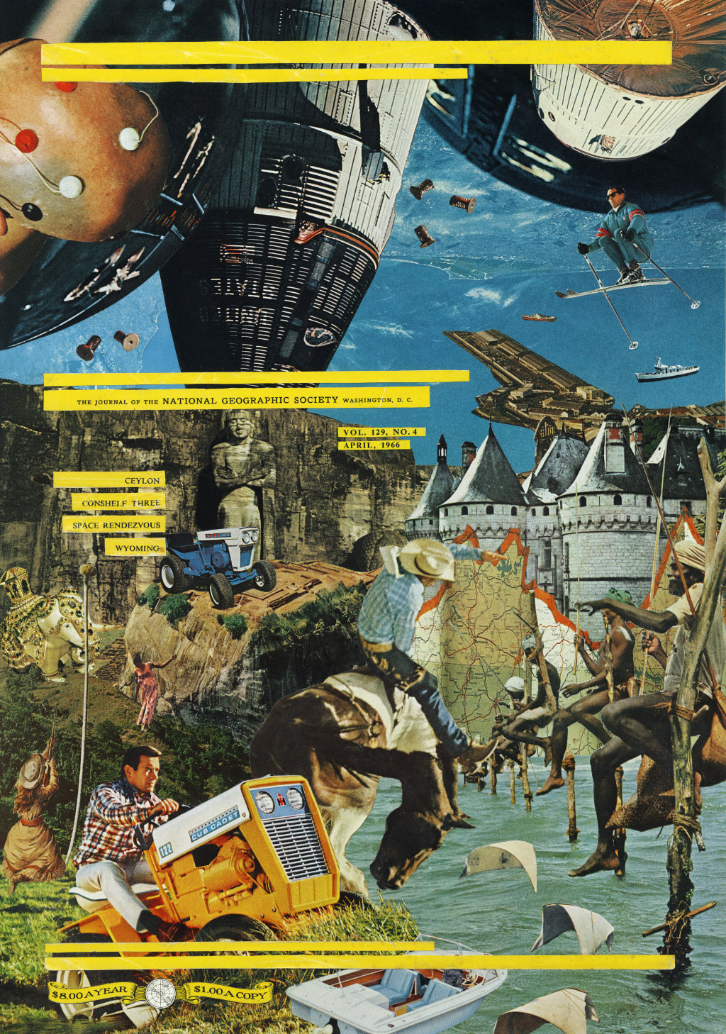 NGS001, 2007 297x420mm Cut & Paste Collage