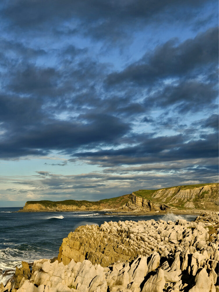 Basque country coastline